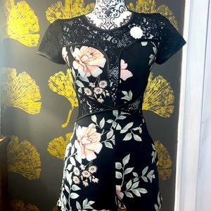 Guess Factory Luba Lace Mix Romper